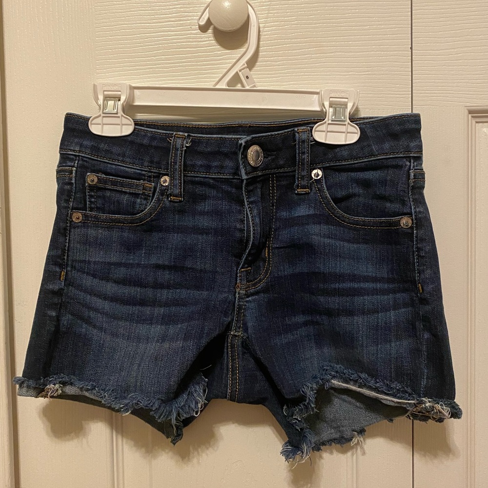 American Eagle super stretch jean shortie shorts